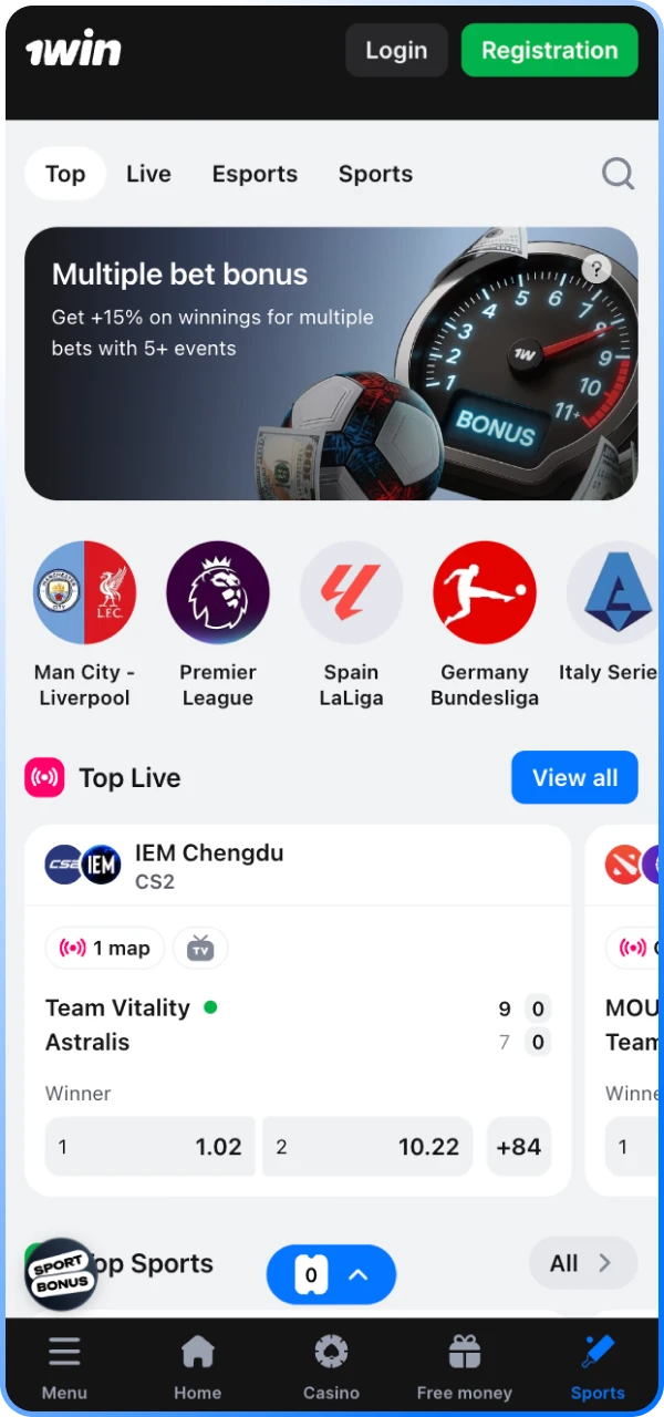 1win online casino is perfect for sports betting.