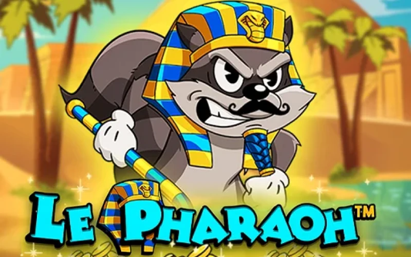 Visit the games section on the 1win online casino website and choose Le Pharaoh.