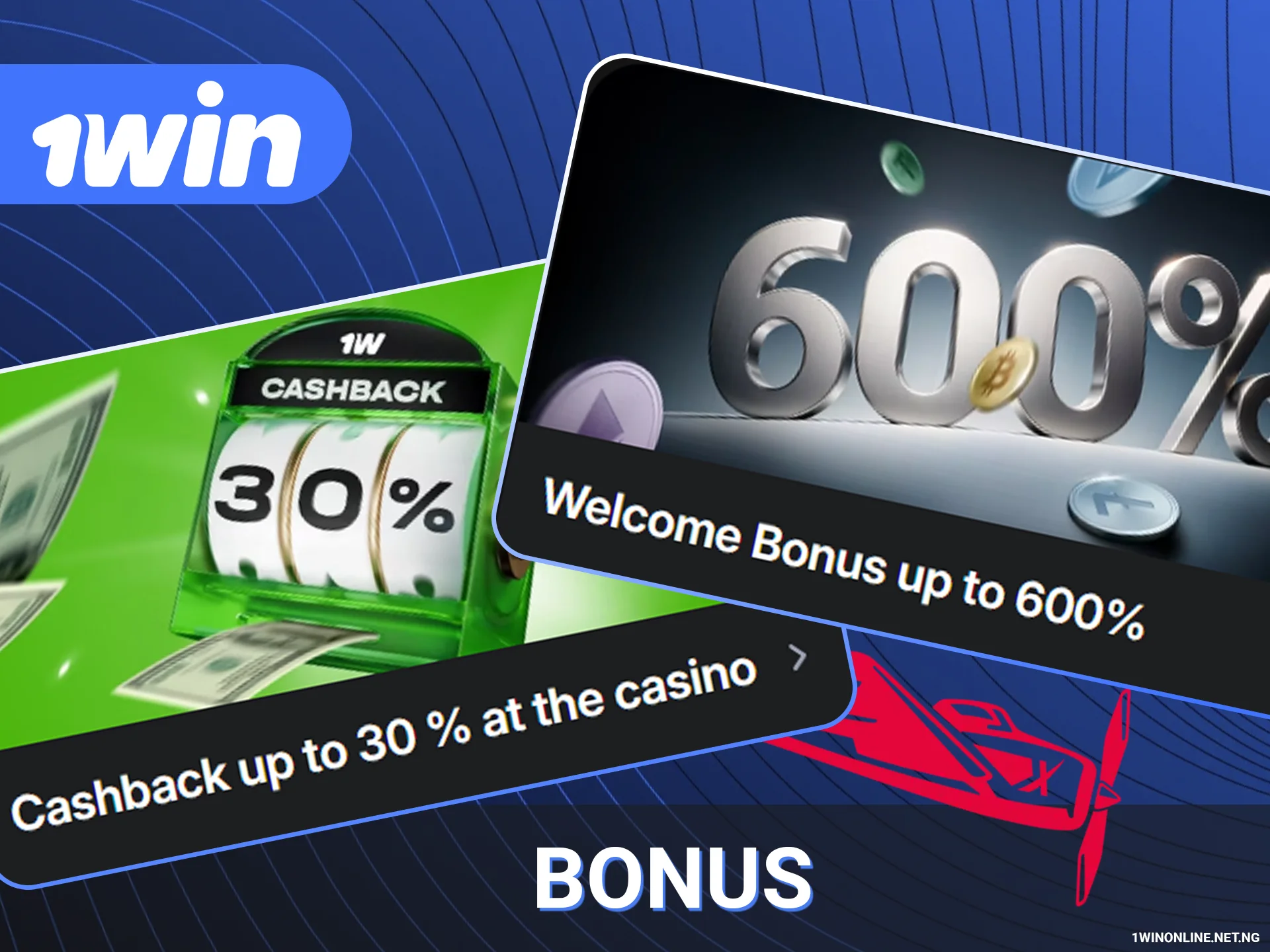 Claim Aviator bonus on 1win site.